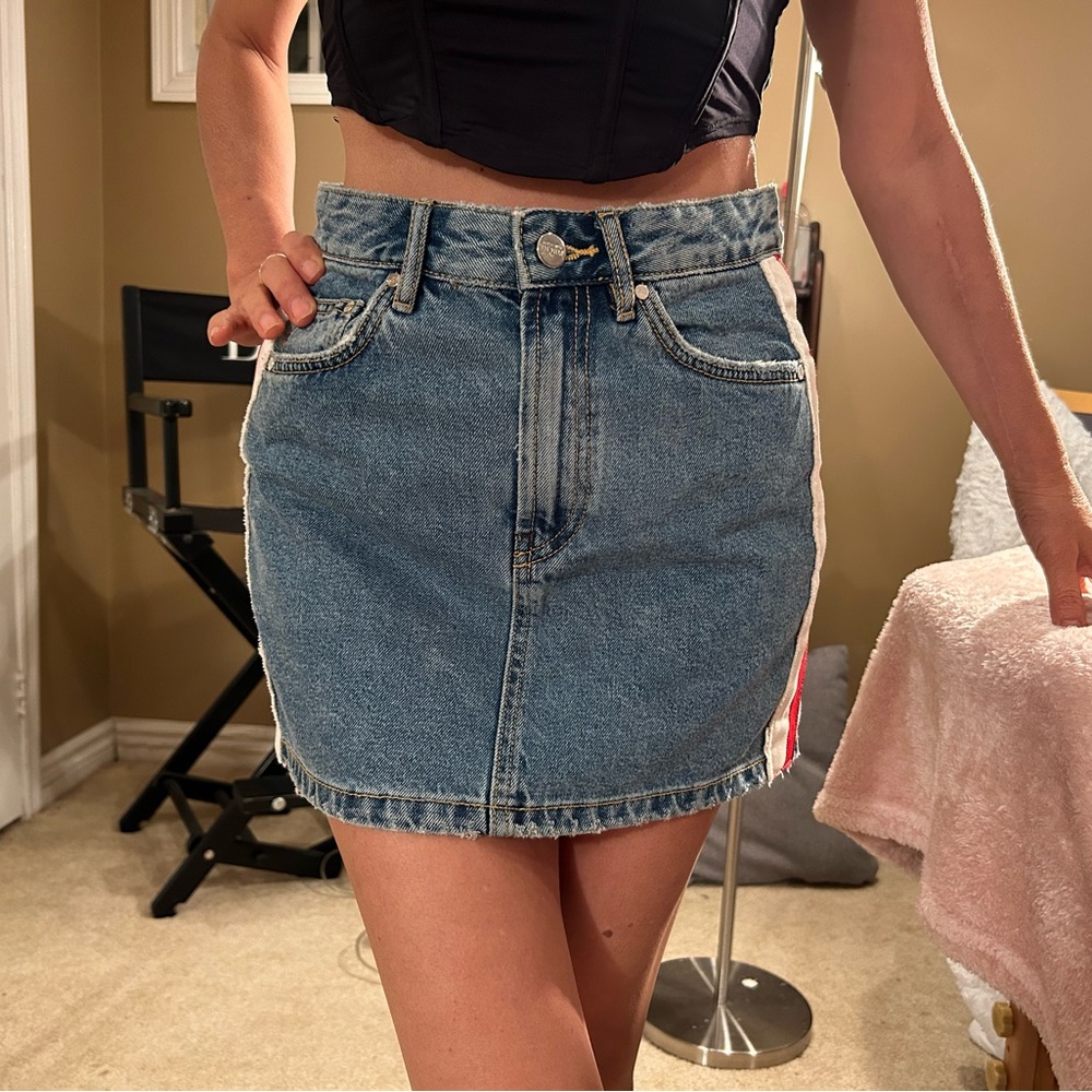 Zara denim skirt